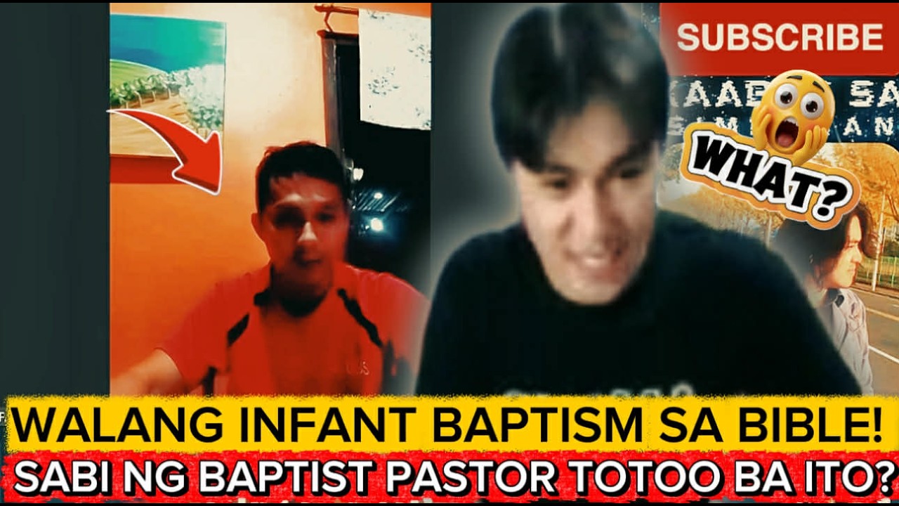 LIVE! BABANATAN PASTOR NG BAPTIST TINIRA ANG INFANT BAPTISM WALA DAW SA BIBLE MUSTWATCH!