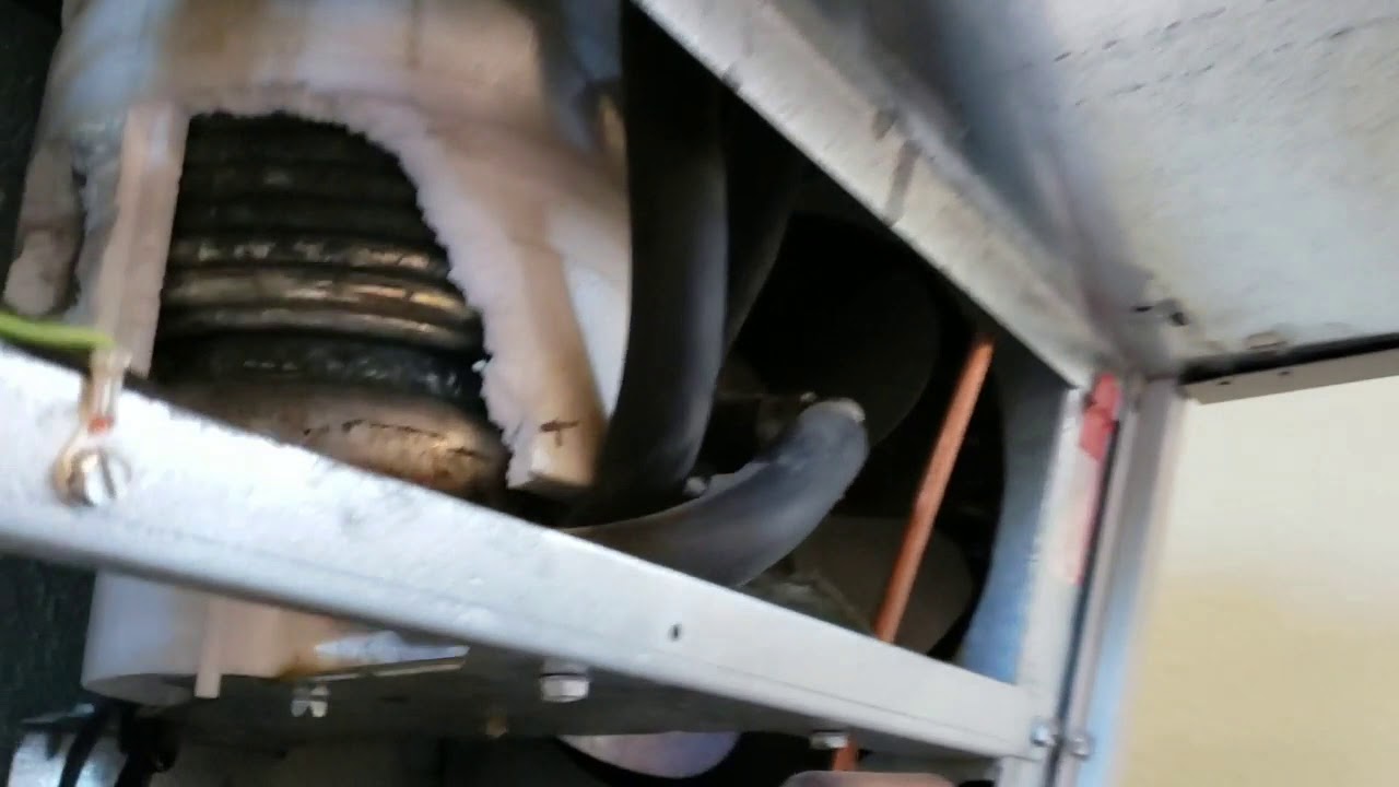 Working on a leaking water fountain
