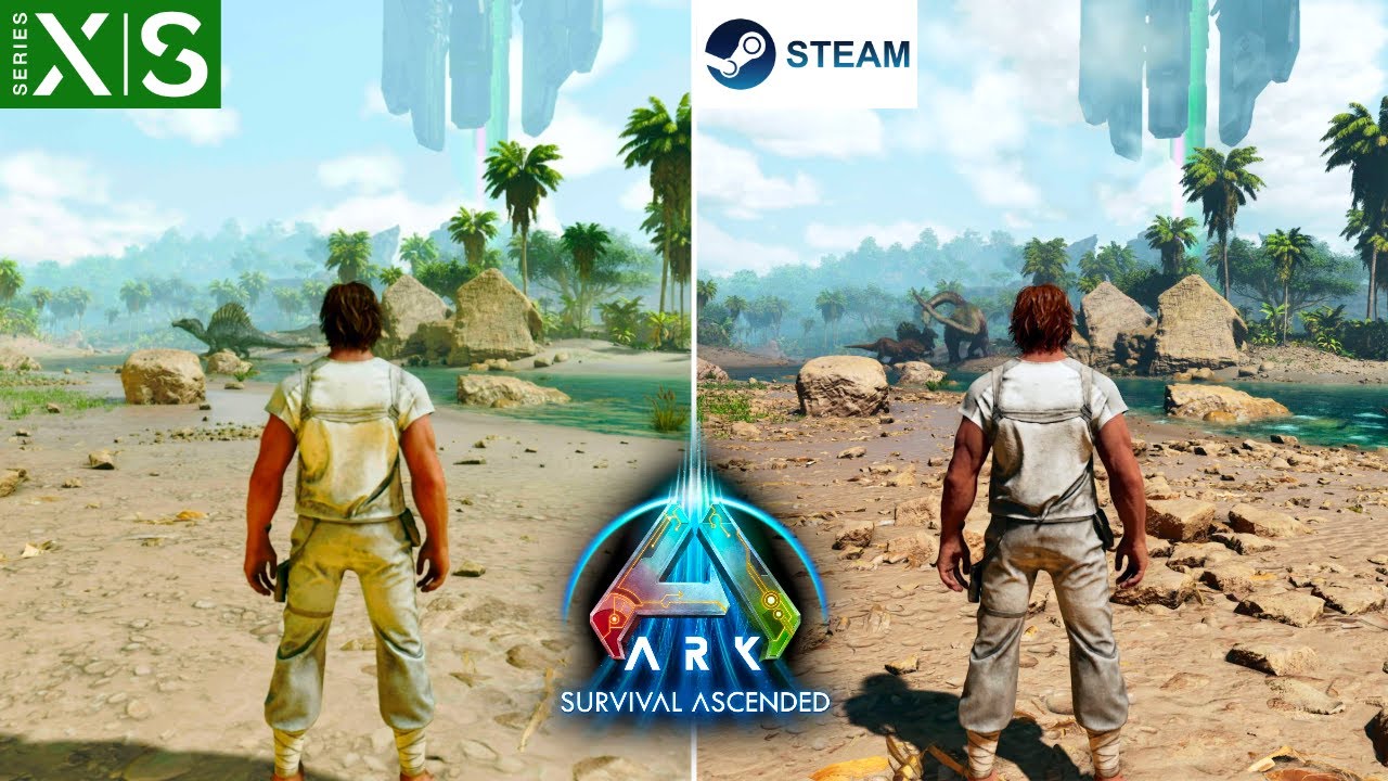 XBOX vs PC 4K MAX SETTINGS GRAPHICS COMPARISON Ark Survival Ascended Gameplay