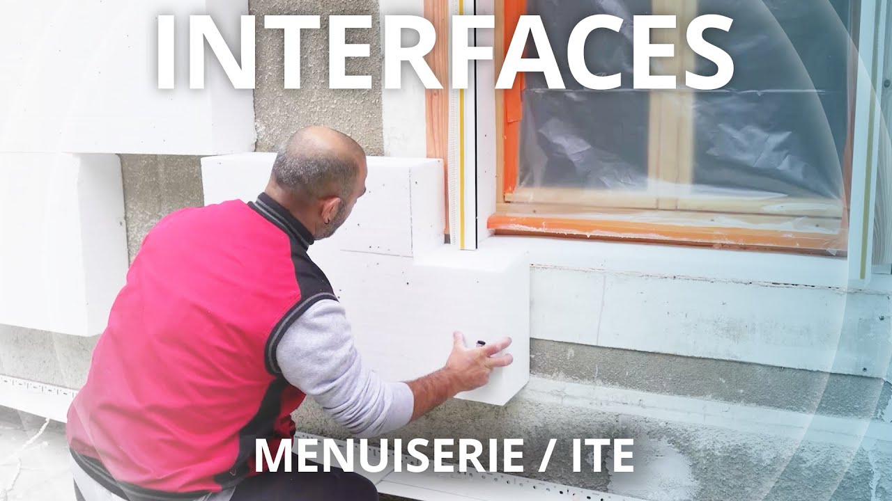 Interface Menuiserie en feuillure avec des dormants élargis / Mur isolé par l’extérieur