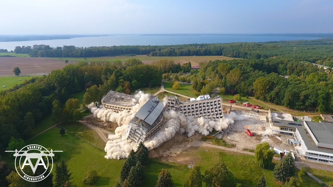 Müritz-Hotel Klink...▶️Sprengung...🎬💥💣