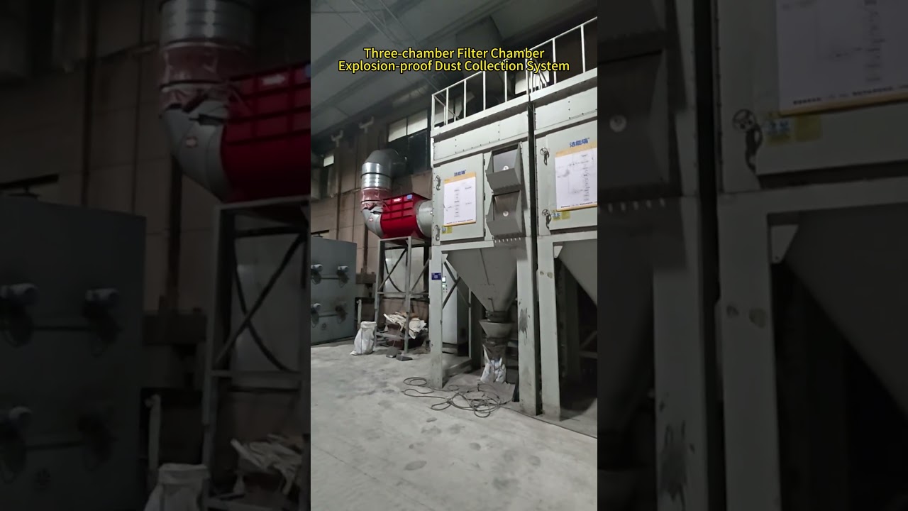 Three-chamber Filter Chamber,Explosion-proof Dust Collection System