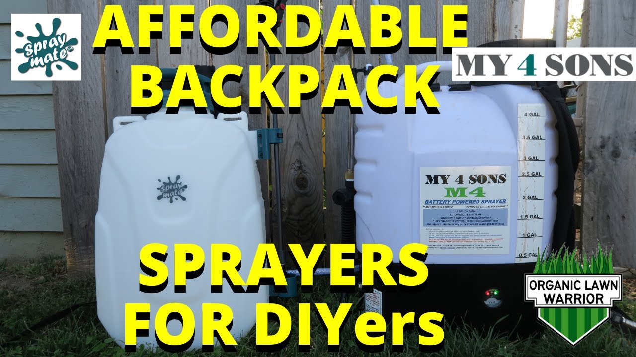 Best Backpack Sprayer? Best Backpack Sprayer for DIYers #my4sons #spraymate