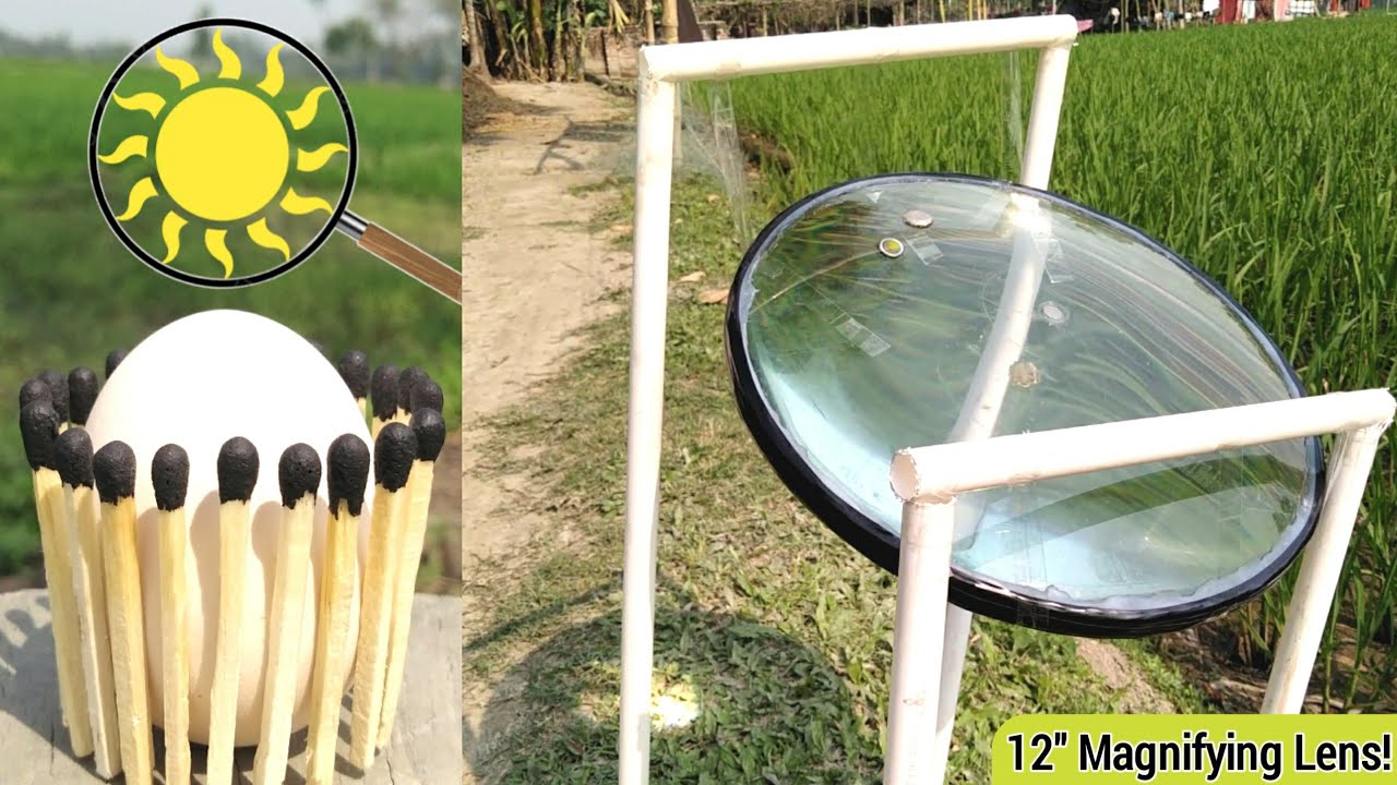 How to Make Biggest Magnifying Lens | Magnifying Glass