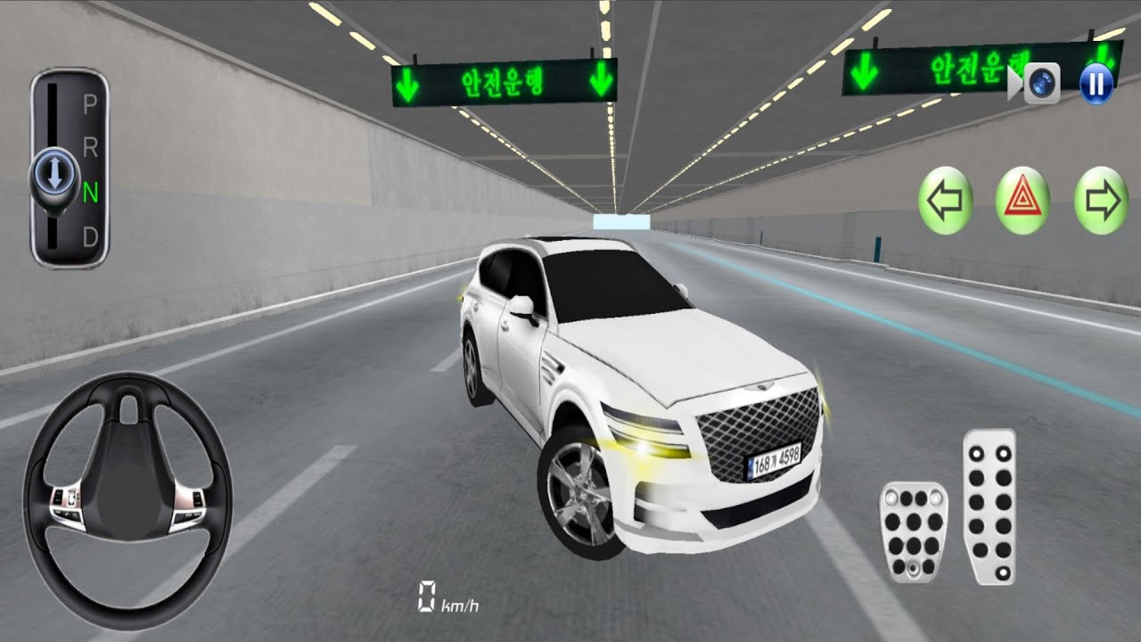 3D Driving Class # 27- New Genesis GV80 Car Highway Road Crazy Video - Android Funny Gameplay