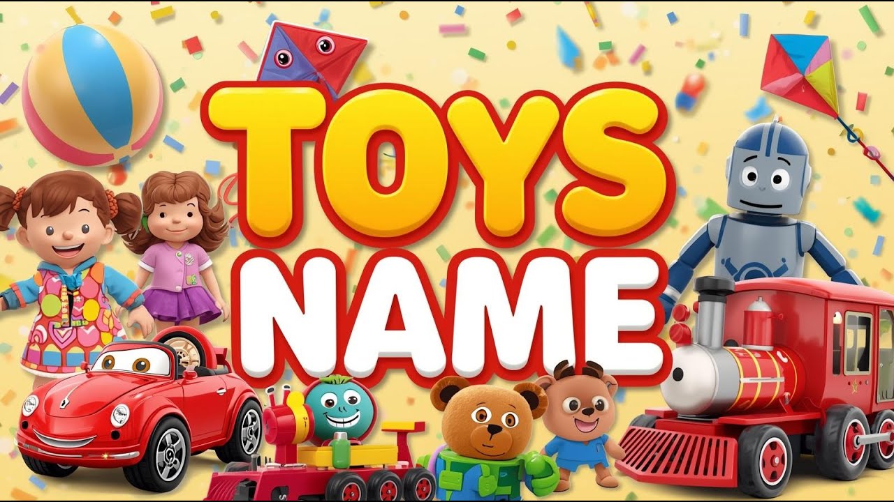 10 Toys Name in Hindi and English | Toys for Kids | Made for Kids | Nursery Toys