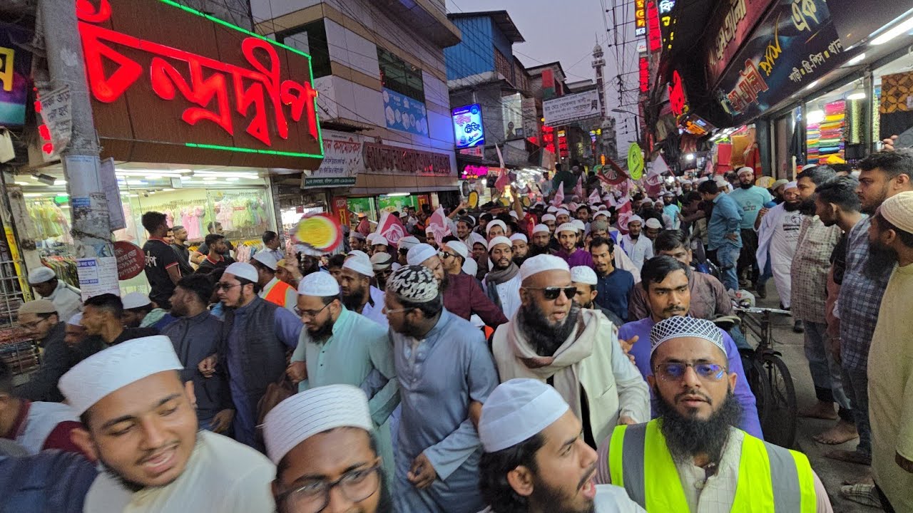 বরিশাল -৫ আসনে হাতপাখা মার্কার মার্চ ফর হাতপাখা।