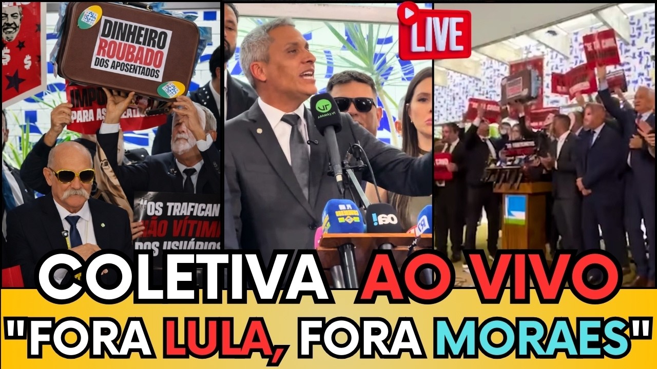 🚨 CONFUSÃO AO VIVO: DEPUTADOS DA OPOSIÇÃO FAZEM PROTESTO E TIRAM SARRO DE LULA E DO PT -ASSISTA!