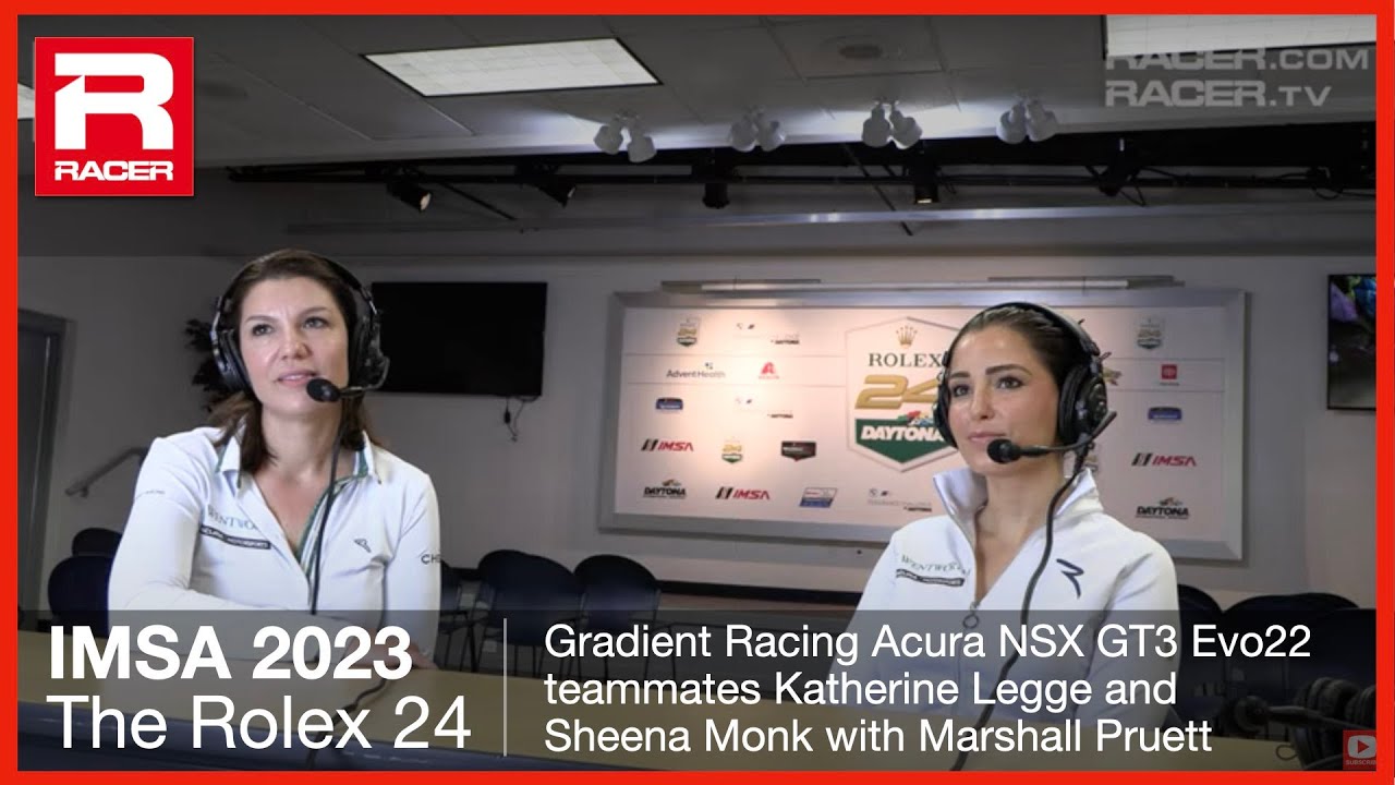 RACER Rolex 24: Katherine Legge and Sheena Monk