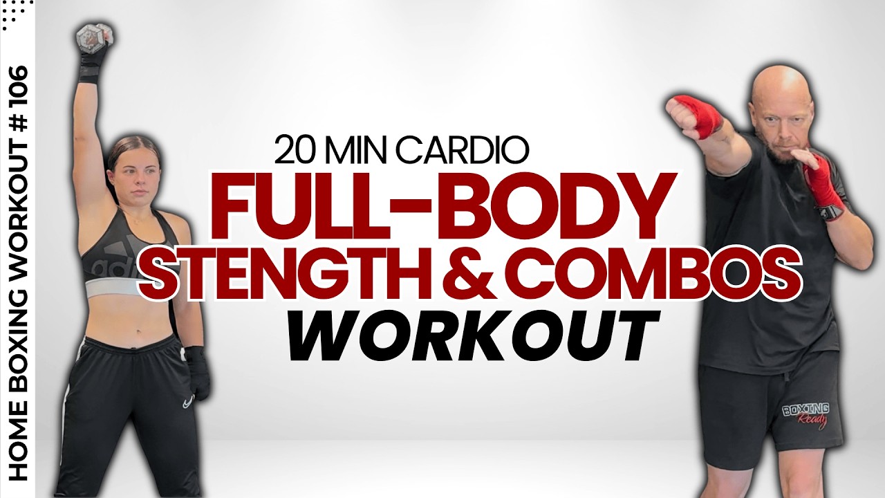 20-Min Full Body Dumbbell Boxing Workout | Strength + Combos (No Jumping, Low Impact)