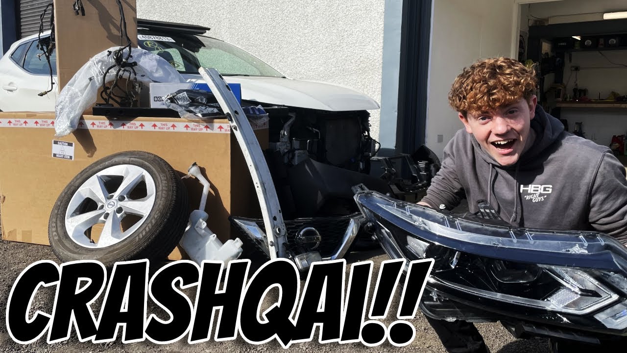 Rebuilding a WRECKED Nissan Qashqai from COPART!