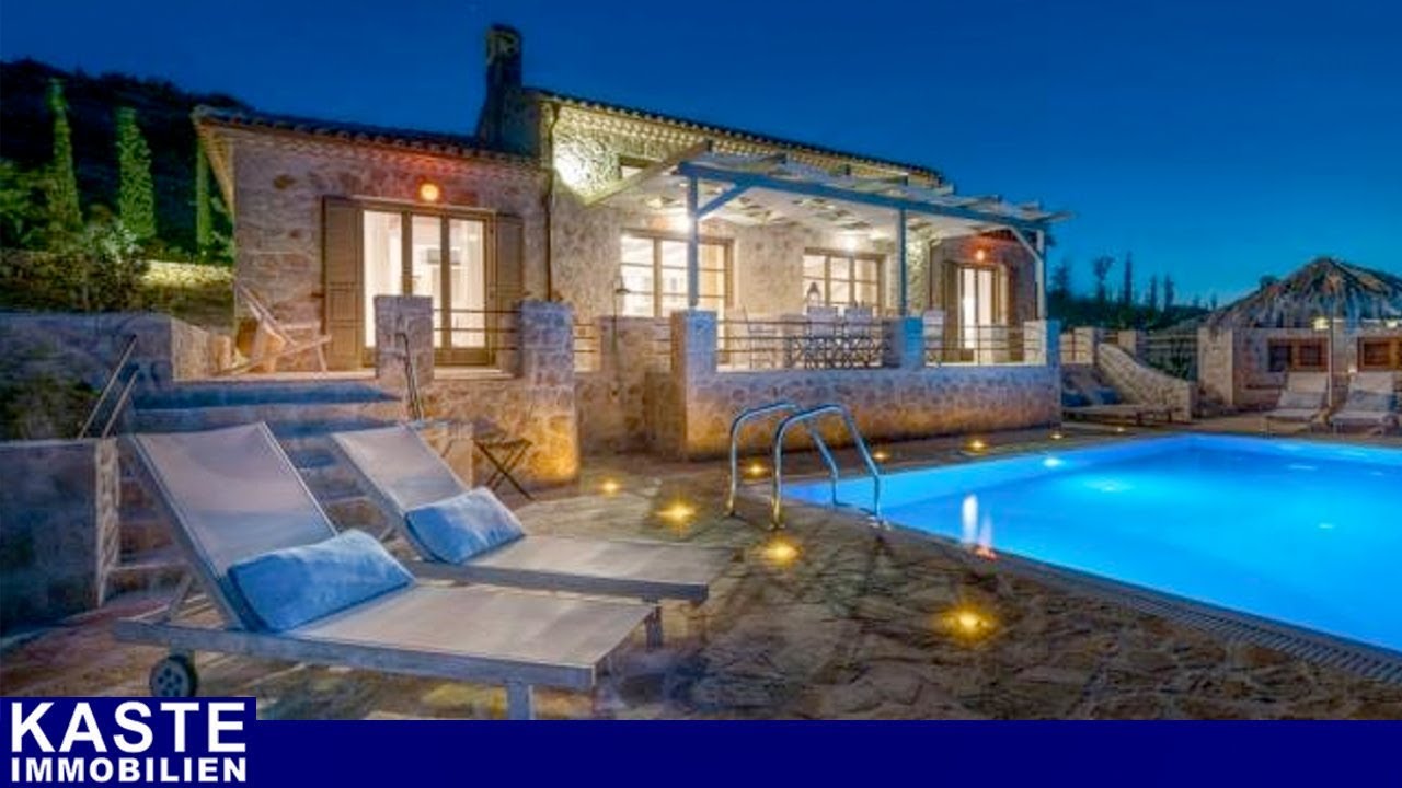 Zakynthos | Exklusive Steinvilla mit Meerblick, Hammam, Weinberg & Weinkeller | Kaste Immobilien