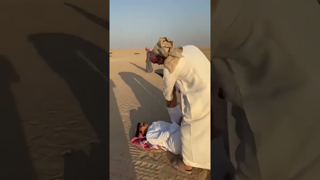 احمد بعد ما تعافى خلاص ما عاد يبغى يرجع من البر 😂😂😂 #فراج_قزيع_السهلي #احمد_قزيع_السهلي 