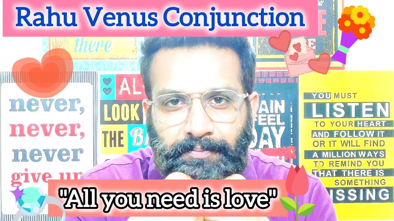 'Rahu' Venus conjunction/ North node conjunct Venus in natal chart #astrology