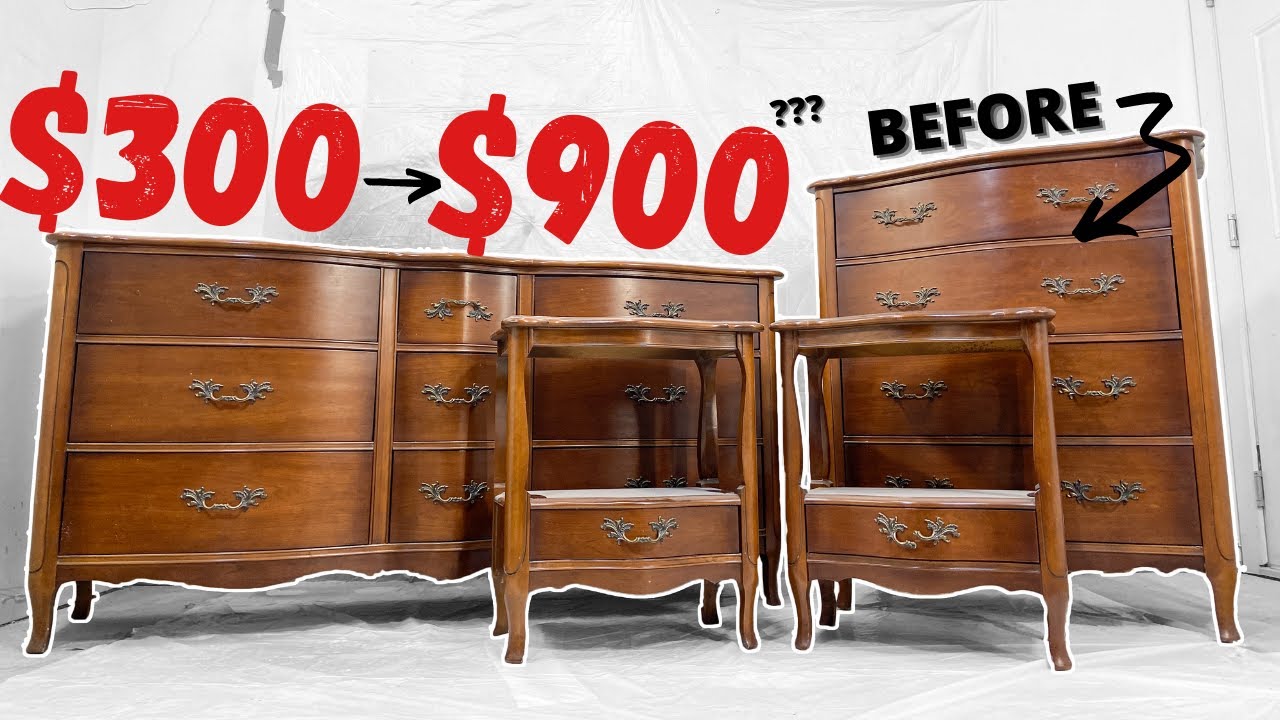 Flipping a $300 Bedroom Set I Found on the Facebook Marketplace