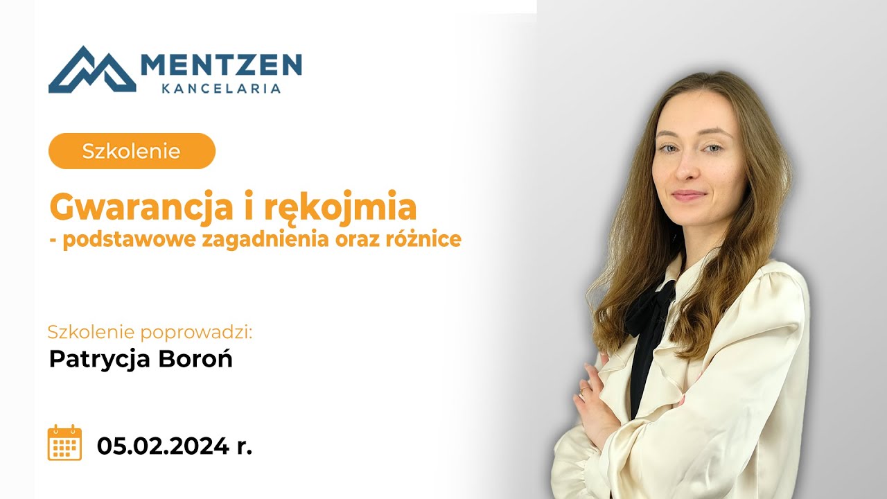Gwarancja i rękojmia - podstawowe zagadnienia oraz r&oacute;żnice | SZKOLENIE