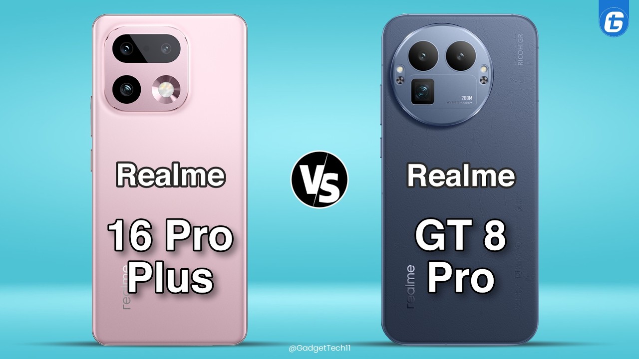 Realme 16 Pro Plus vs Realme GT8 Pro Full Specs Comparison | Which is Better?