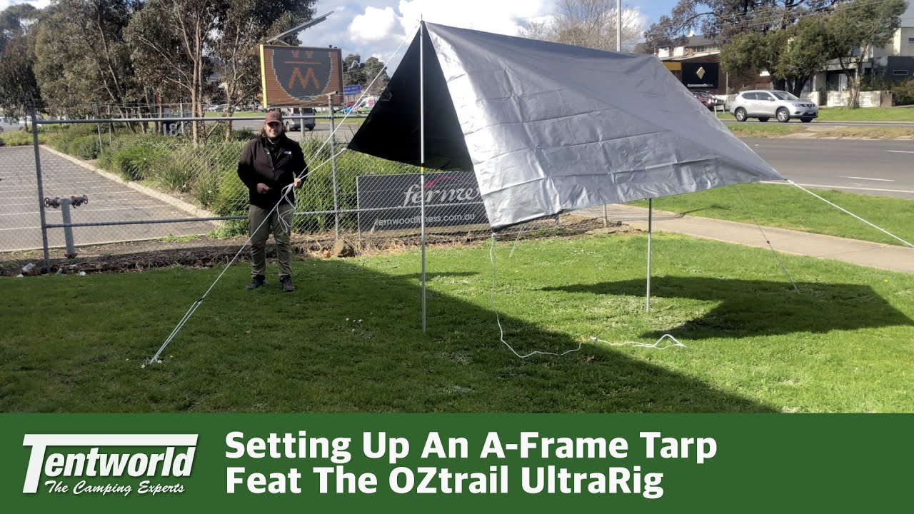 How To: A-Frame Tarp setup
