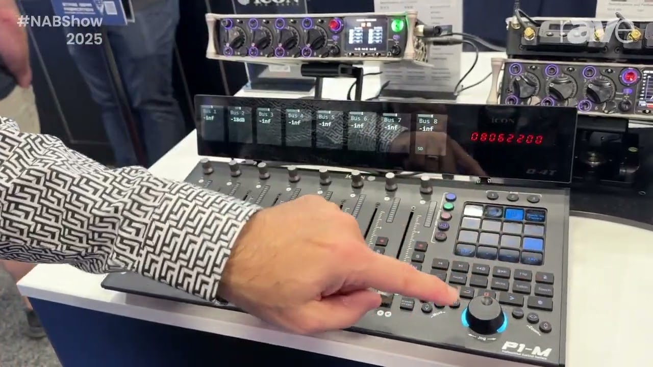 NAB Show 2025: Sound Devices — Icon P1-M Controller Now Compatible With 8-Series Recorders