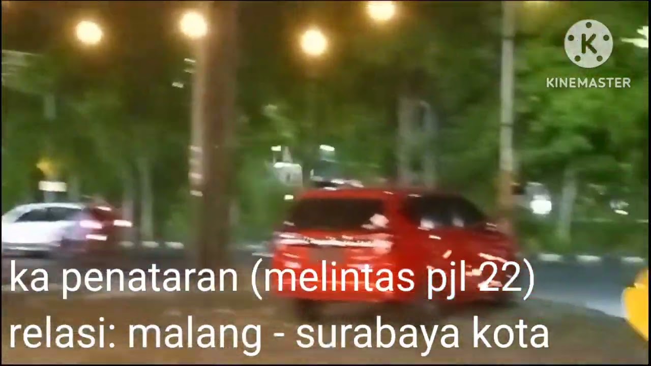 hunting kereta di malam hari