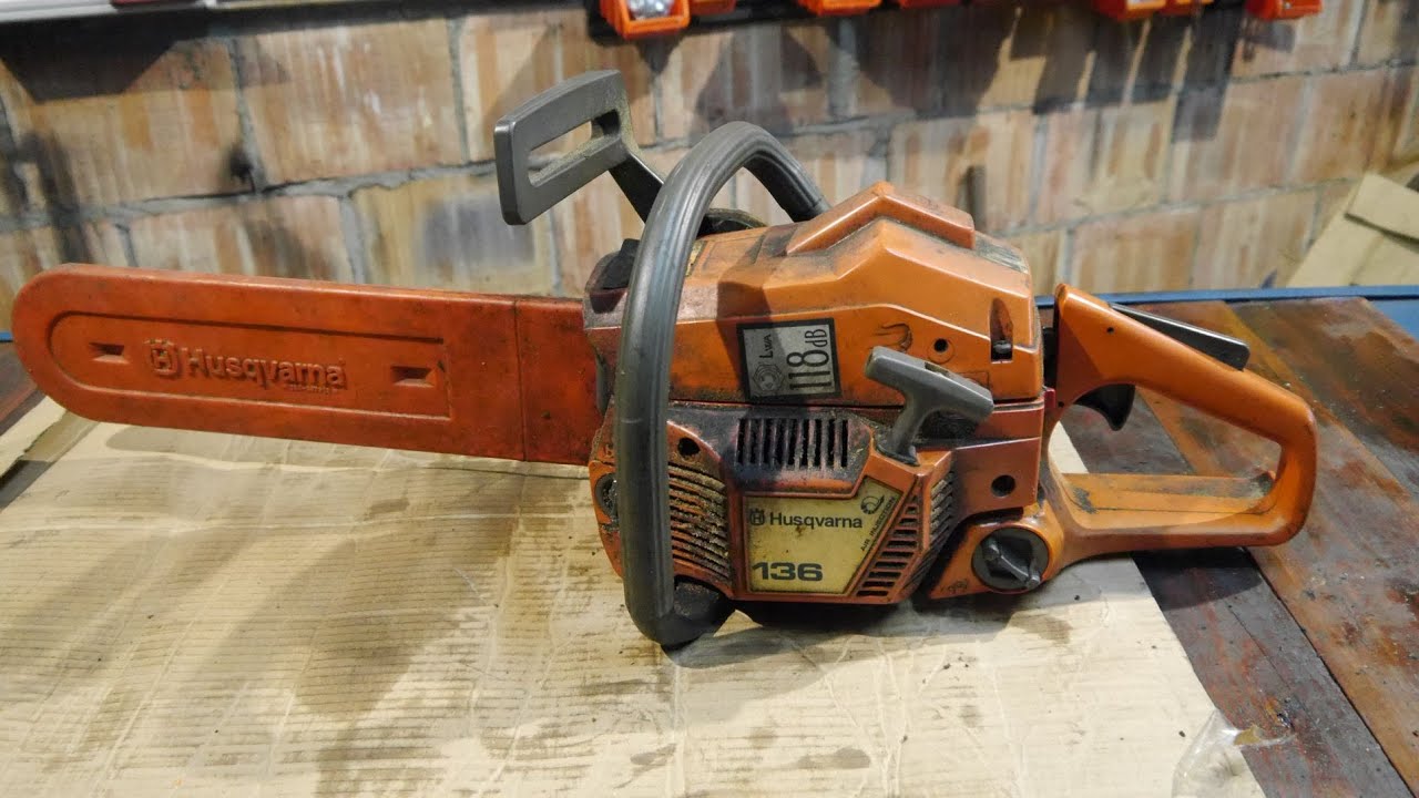 #RPGarażowo. Husqvarna 136. Nie odpala. Ocena sytuacji. Lewe powietrze. Próba naprawy.
