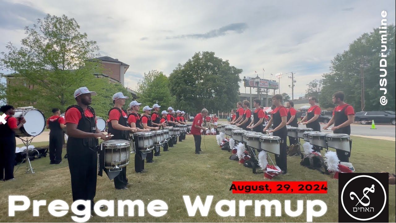 JSU Drumline - Pregame Warmup - August 29, 2024