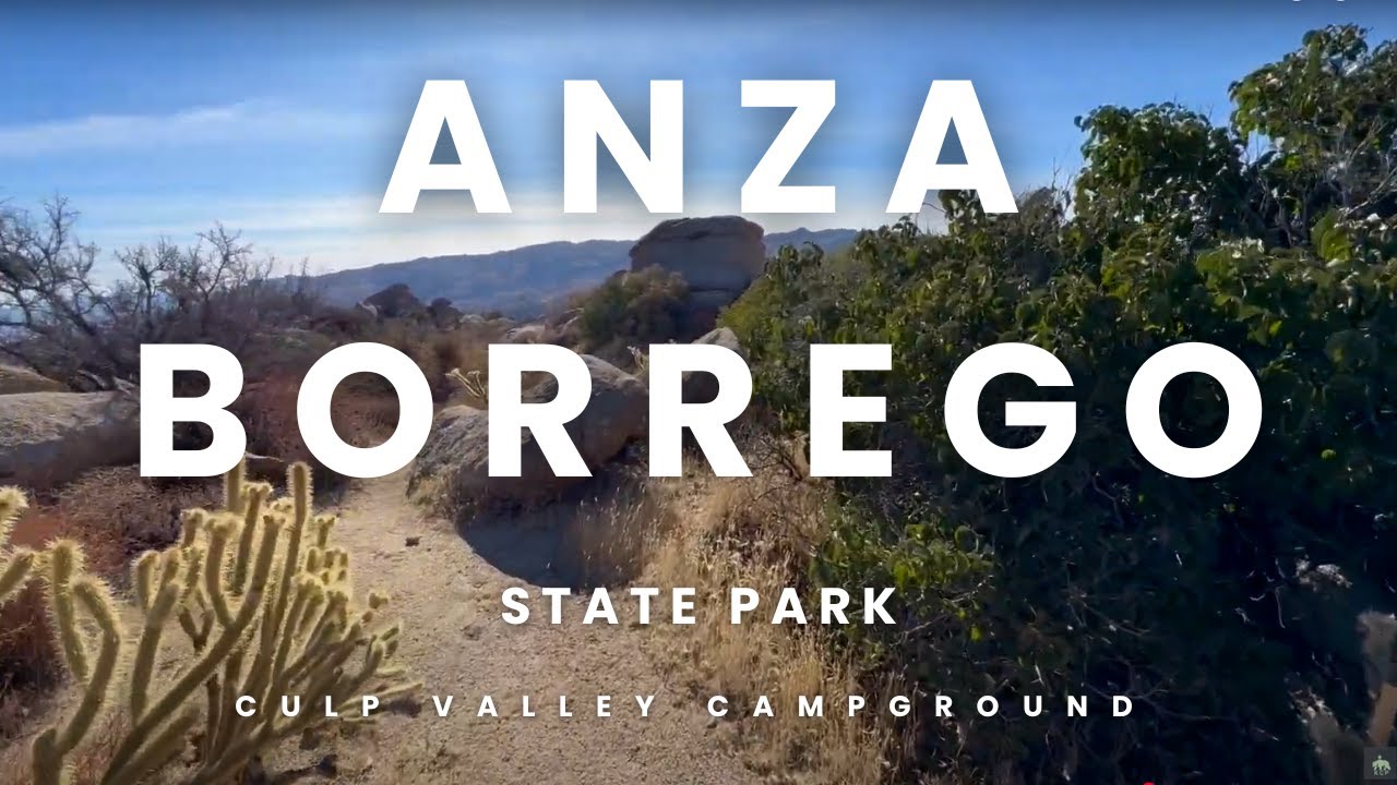 Where to camp in Anza Borrego, Culp Valley Campground Review Camping in So Cal, San Diego