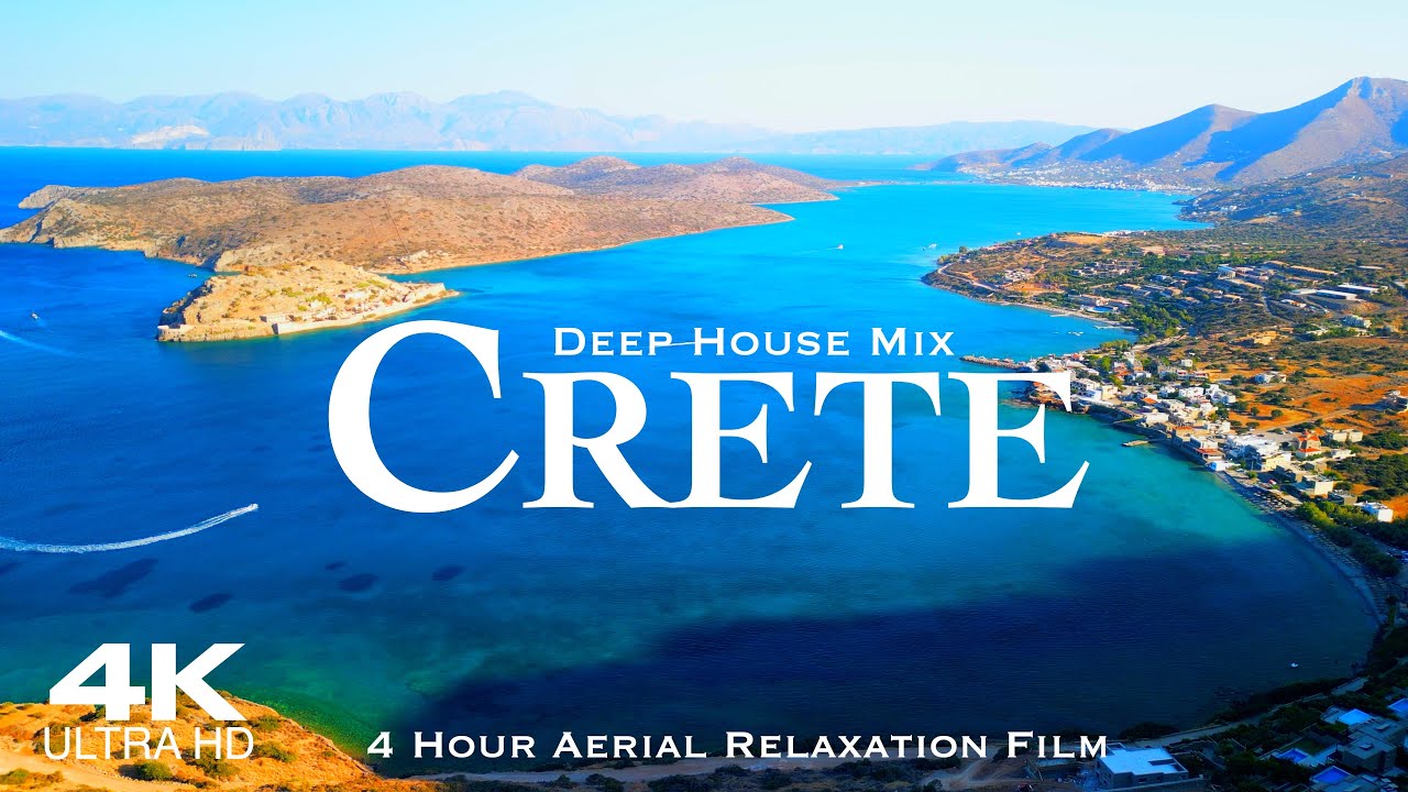 [4K] CRETE 🇬🇷 Kreta 2026 Creta | 4 HOUR Drone Aerial Greece &Kappa;&rho;ή&tau;&eta; &Epsilon;&lambda;&lambda;ά&delta;&alpha;