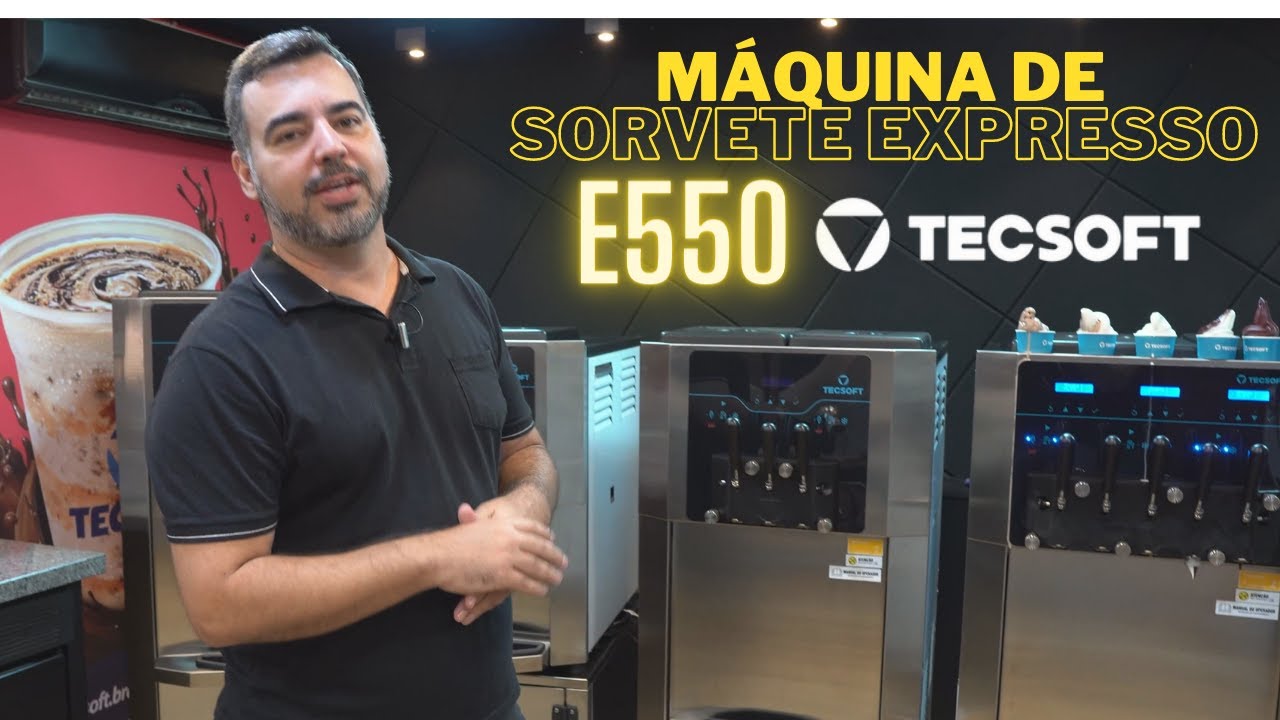 MÁQUINA DE SORVETE EXPRESSO TECSOFT