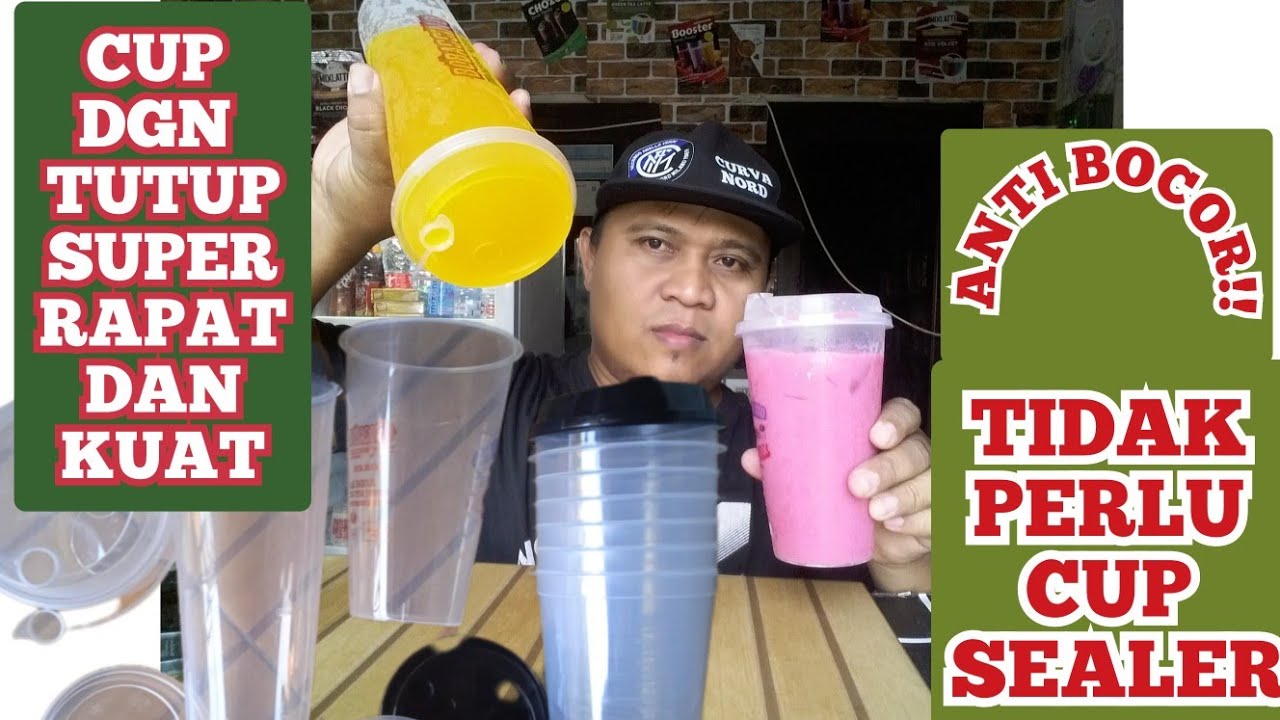 CUP INJECTIONS TUTUP SUPER REKAT/TIDAK PERLU CUP SEALER