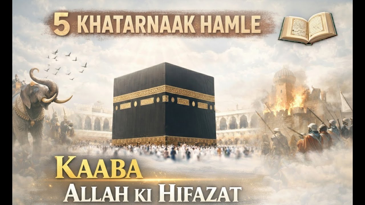 Kaaba Par 5 Sab Se Khatarnak Hamle | Quran Aur Tareekh Ki Haqeeqat 