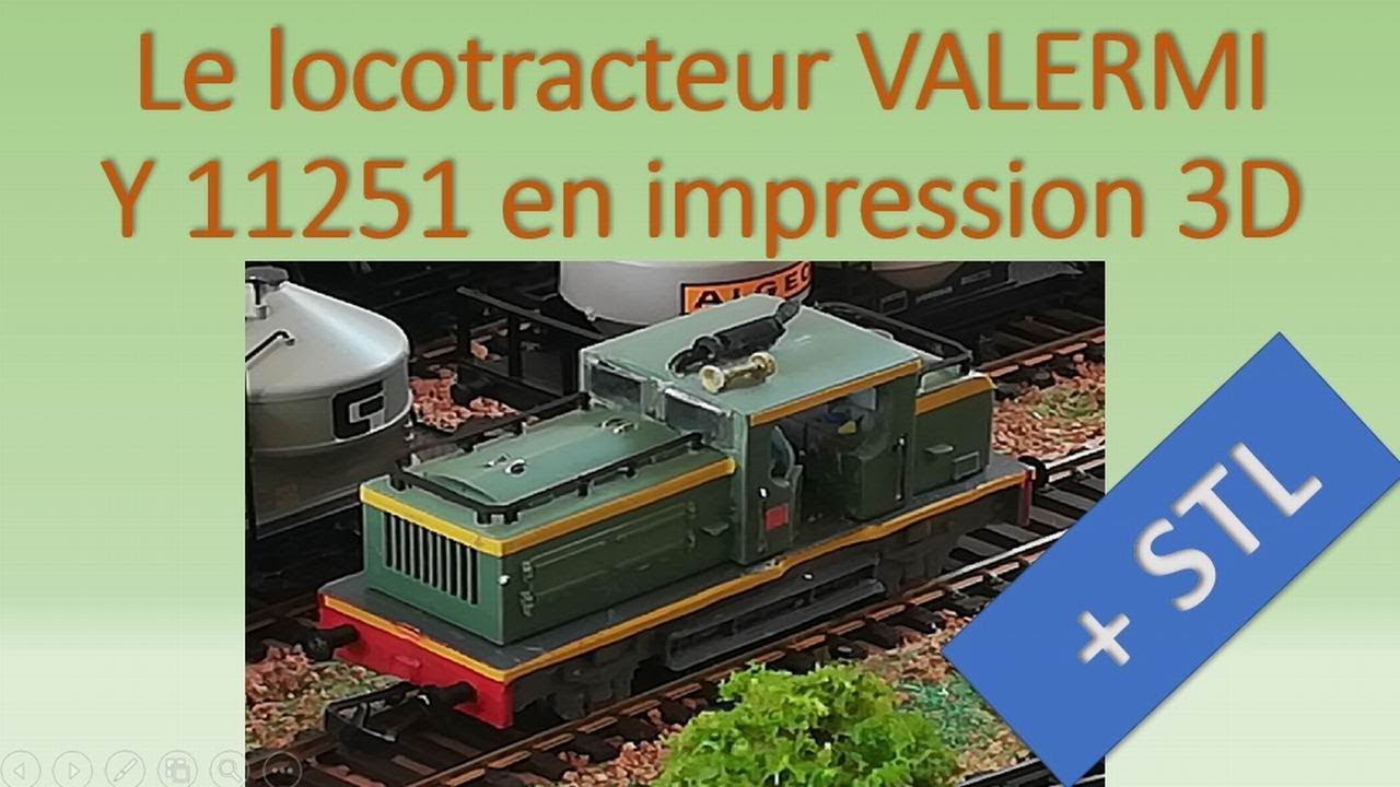 Locotracteur Valermi DCC Impression 3D HO - Polissage du PLA