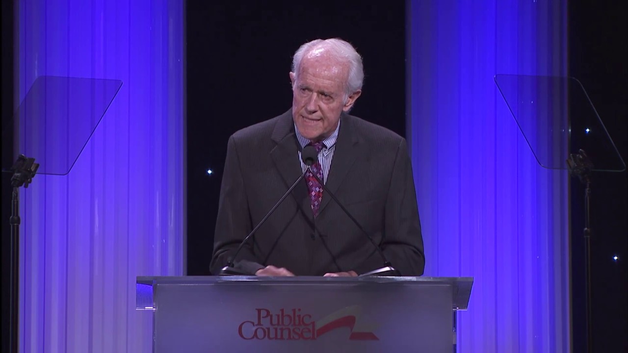 Mike Farrell Accepts Public Counsel's 2018 William O. Douglas Award