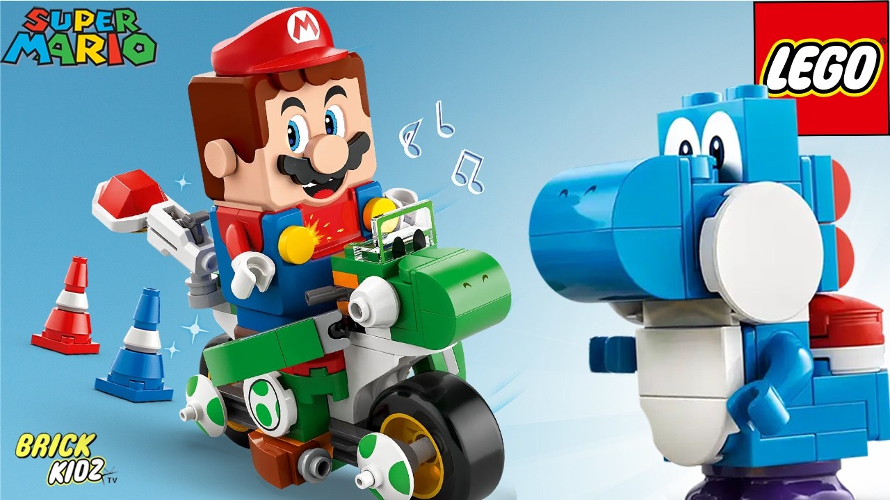 LEGO Mario Kart Yoshi Bike REVIEW! 2025 Set 72031! #mariokart #supermariokart #yoshi