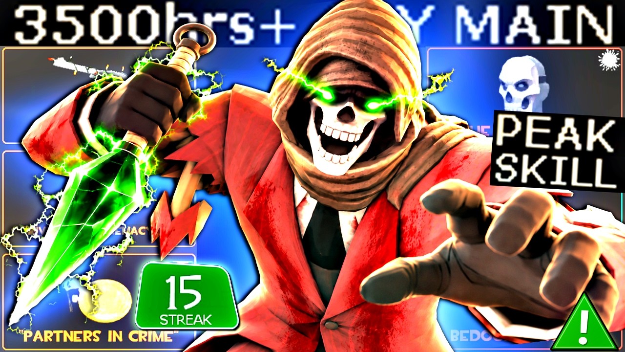 Шпион с 3500+ часами игры имеет 250 000 УБИЙСТВ🔸Геймплей TF2
