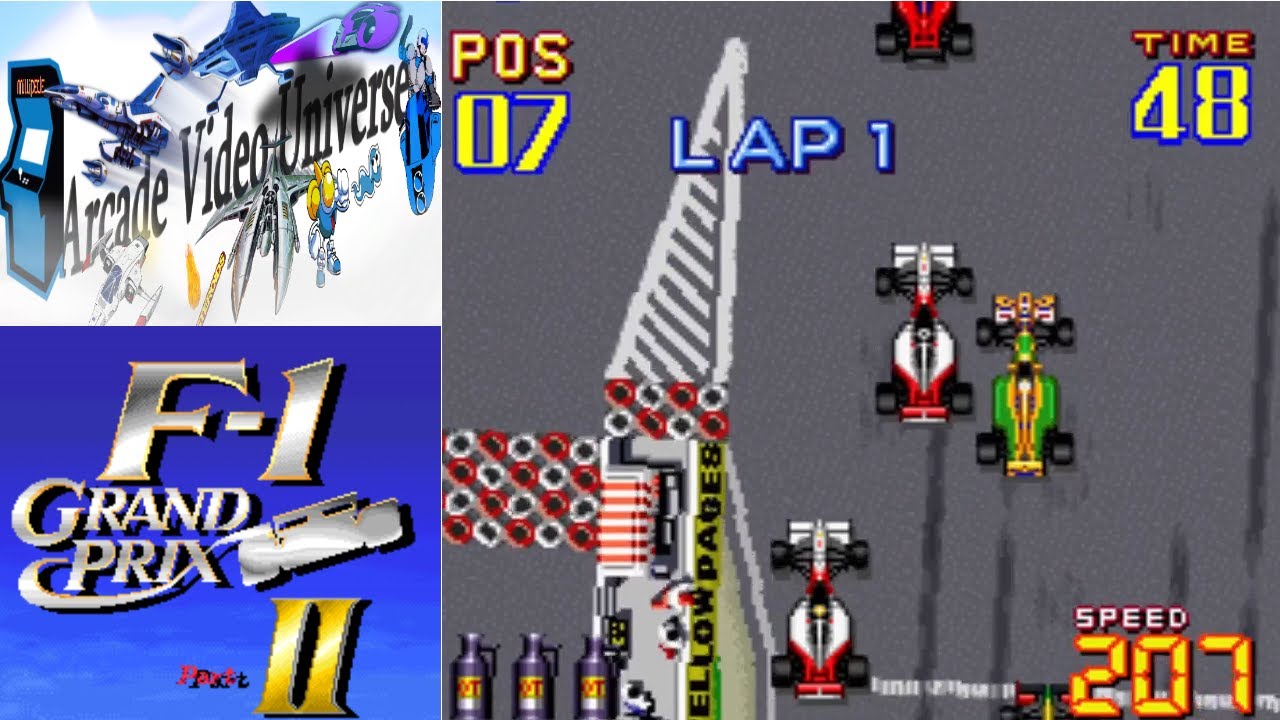 [AVU] F-1 Grand Prix Part II Arcade FULL Longplay Game Complete playthrough