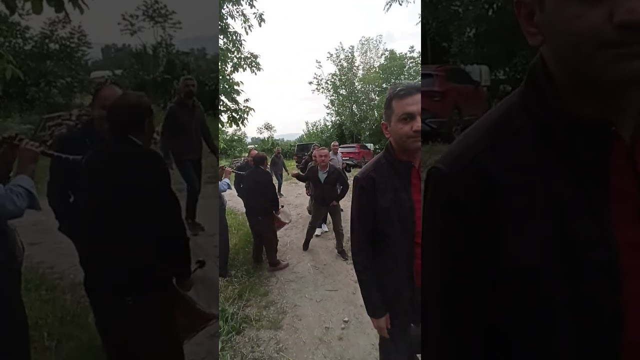 Amasya Ovasaray köyü düğün karşılama Davulcu Ahmet Davul zurna