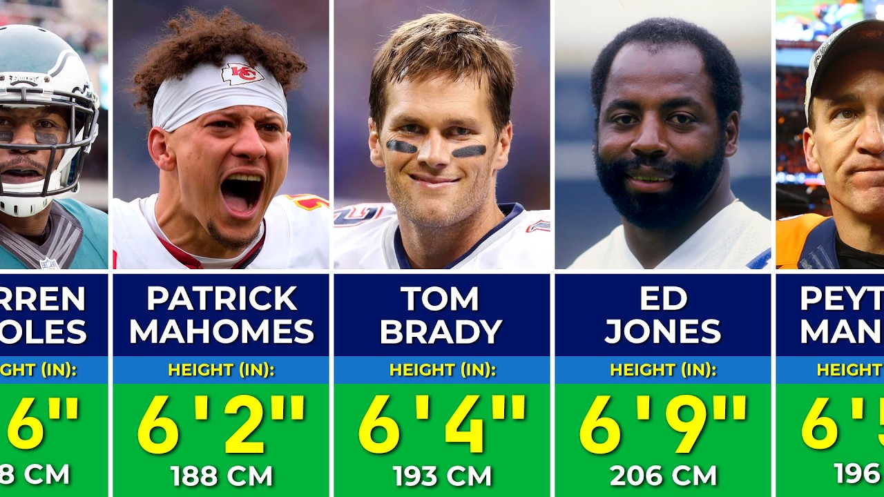 You Won't Believe the Size of These NFL Legends!