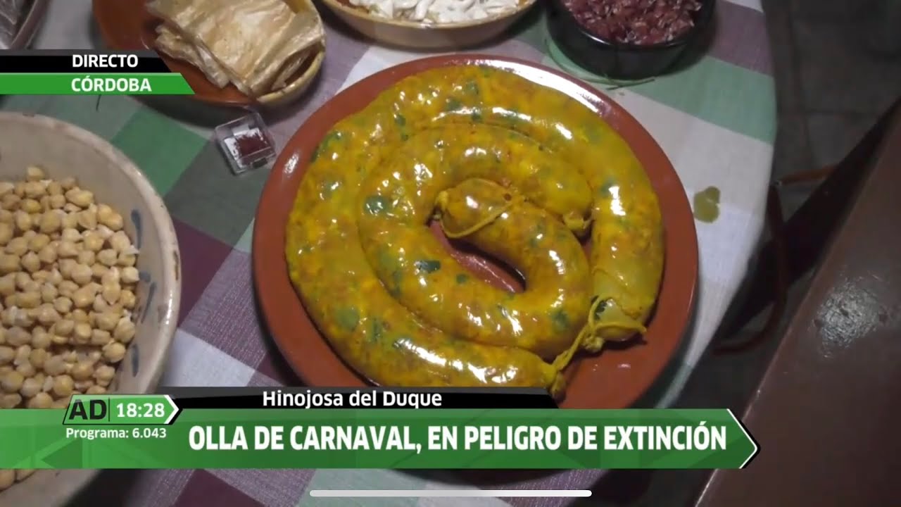 Olla de carnaval. Andalucía Directo (7/2/22). Hinojosa del Duque (Córdoba).