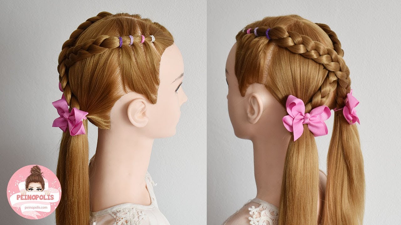 PEINADOS SUPER COOL y FACILES DE NIÑAS PARA LA ESCUELA O EL DÍA A DÍA
