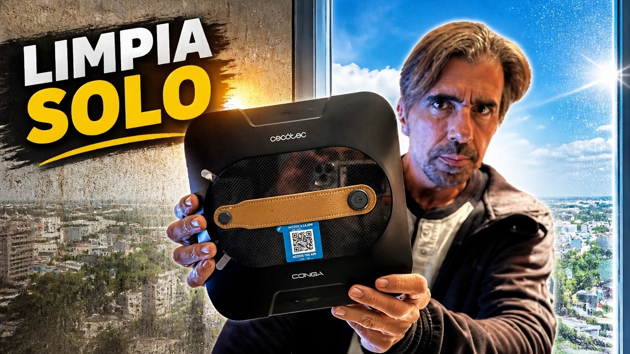💦Probando el Conga WINDROID 1390: ¡Adiós a Limpiar Cristales a Mano!
