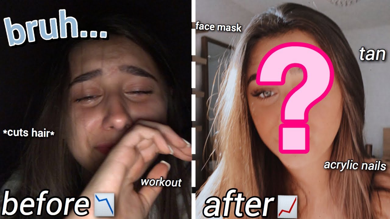 forcing a glow up *quarantined* (at home)