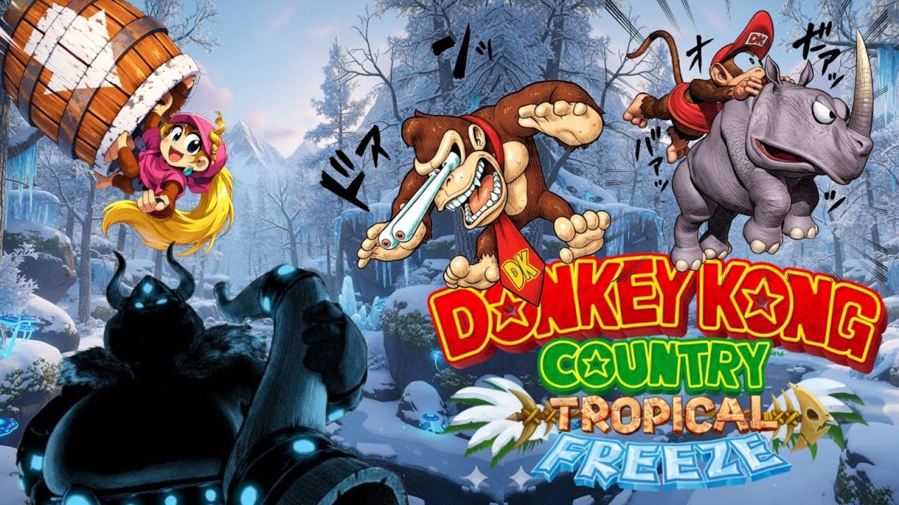 Donkey Kong Tropical Freeze 100% (WiiU) - Gameplay de (Abordin) Part3