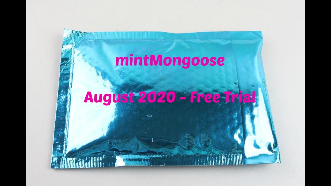 mintMONGOOSE August 2020 Unboxing + Free Box