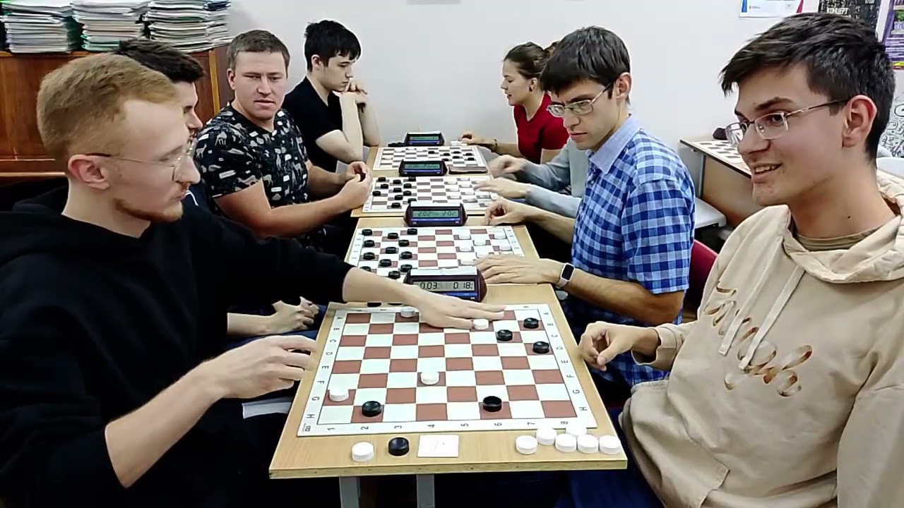 1 тур Лиги шашек ИТМО. Русские шашки. 14 ноября 2025