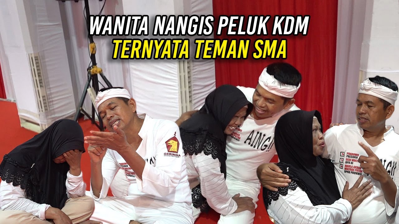KDM BINGUNG SAAT ADA WANITA MENANGIS MEMELUKNYA | TERNYATA TEMAN SMA