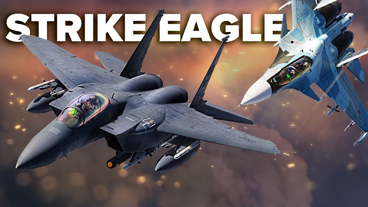 F-15E Strike Eagle VS SU-30 Flanker BVR Fight | DCS World