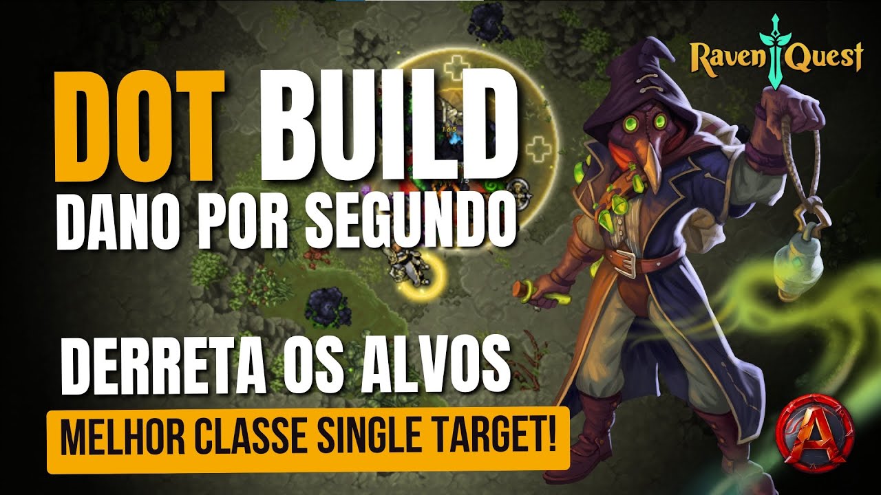 RavenQuest: Melhor Build de DoT - Arquétipos, Skills e Cartas!