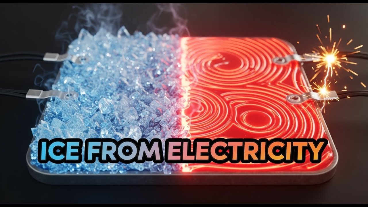 Electricity to Ice : How the Peltier Effect Works Without Moving Parts