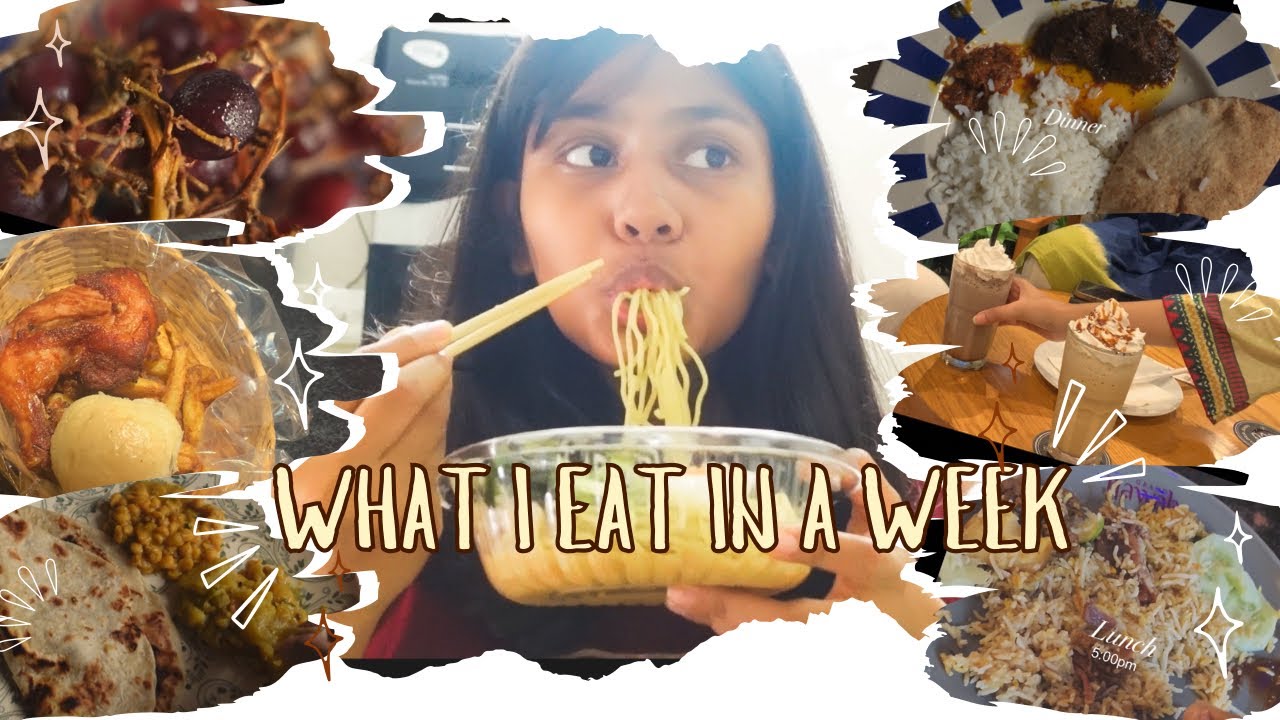 What i eat in a Week | Bengali,Japanese and restaurant foods